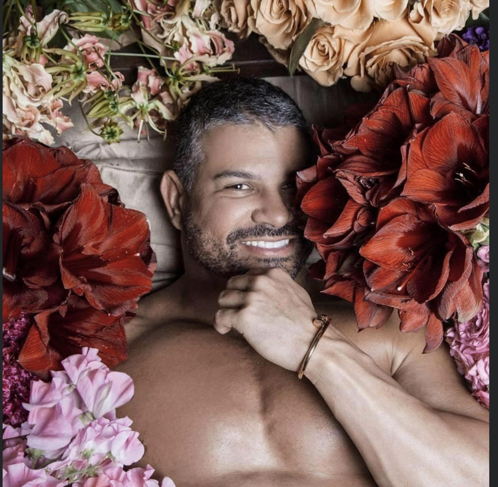 Portrait of a male client